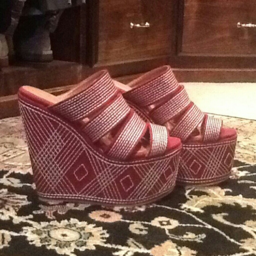 Jeffrey Campbell Elizer platform wedges size 8.5